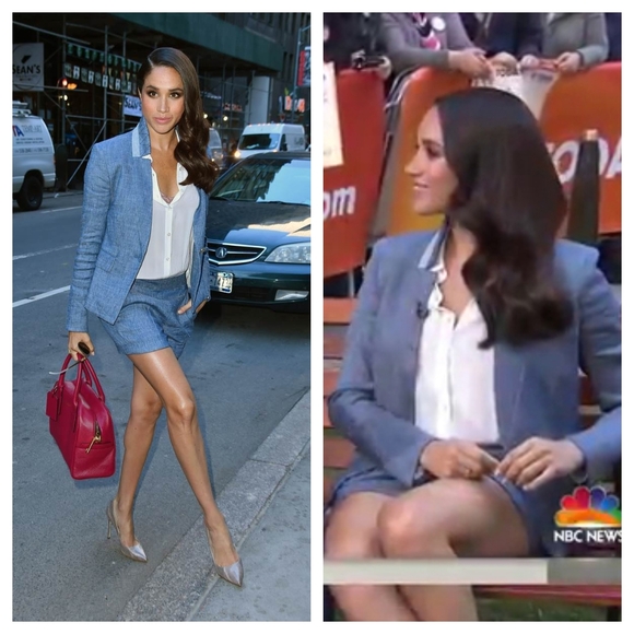 Veronica Beard Jackets & Blazers - Veronica Beard Orchid Linen Dickey Jacket Blazer Blue Chambray Size 0 Celebrity